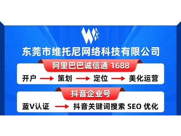 东莞市寮步1688代运营公司-1688代运营具体有什么用-维托尼网络公司